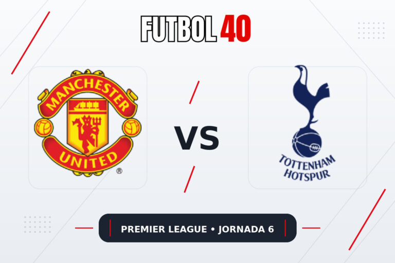 Manchester United vs Tottenham Hotspur en vivo, Premier League 2026/27 Jornada 6