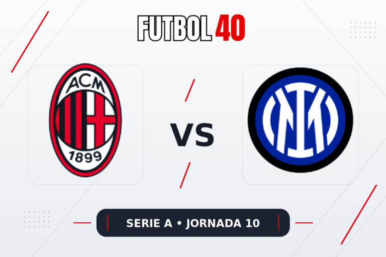 AC Milan vs Inter Milán en vivo, Serie A 2026/27 Jornada 10