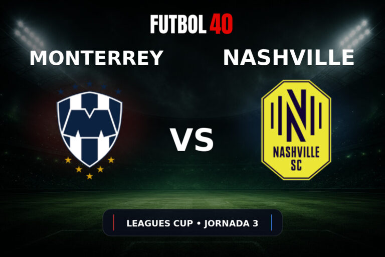 Rayados Monterrey vs Nashville en vivo, Leagues Cup 2026 Jornada 3