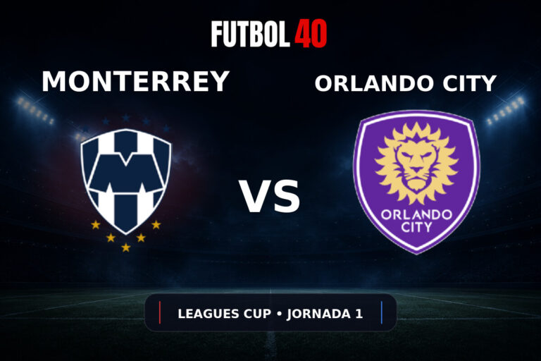 Rayados Monterrey vs Orlando City en vivo, Leagues Cup 2026 Jornada 1