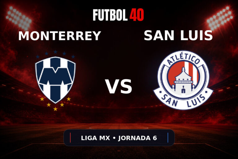 Rayados Monterrey vs Atlético San Luis en vivo, Liga MX Apertura 2026 Jornada 6