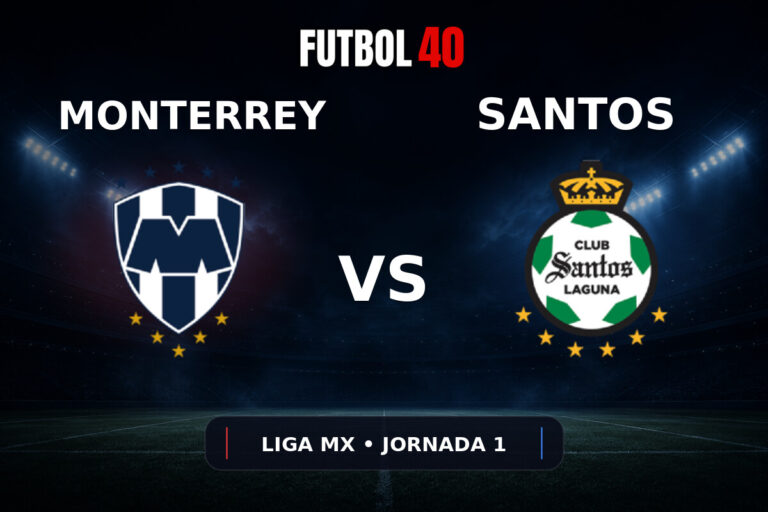 Rayados Monterrey vs Santos Laguna en vivo, Liga MX Apertura 2026 Jornada 1