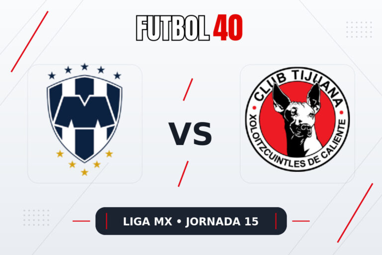Rayados Monterrey vs Xolos Tijuana en vivo, Liga MX Apertura 2026 Jornada 15