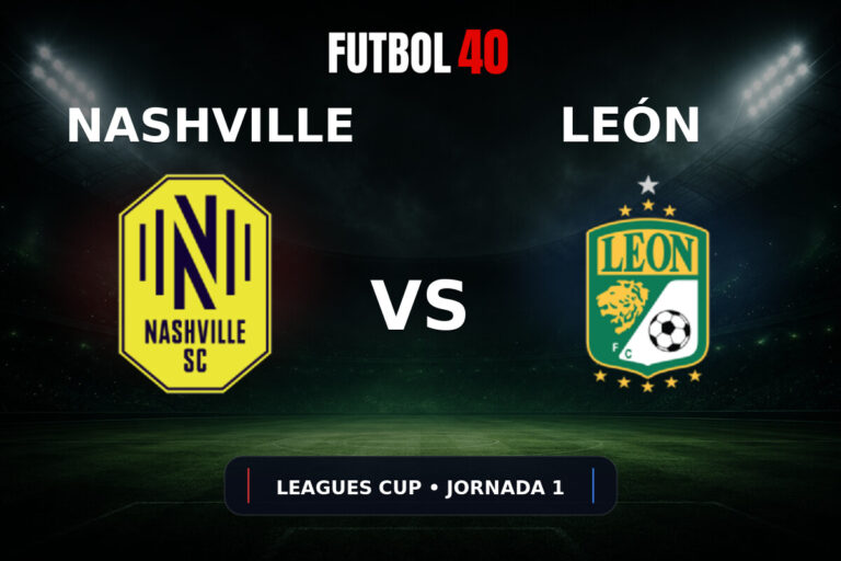 Nashville vs León en vivo, Leagues Cup 2026 Jornada 1