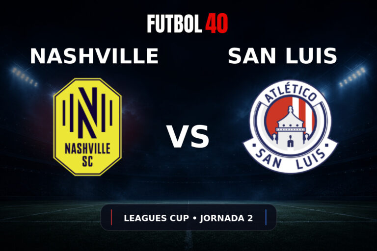 Nashville vs Atlético San Luis en vivo, Leagues Cup 2026 Jornada 2