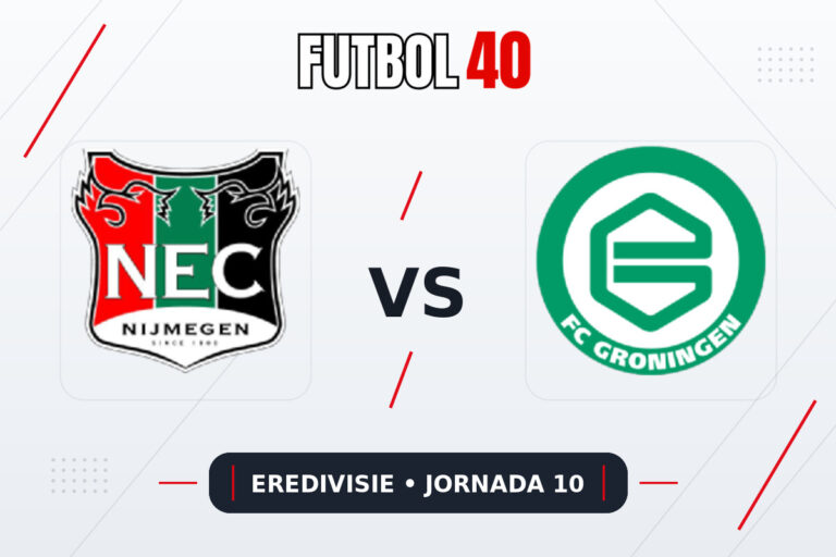 NEC Nijmegen vs FC Groningen en vivo, Eredivisie 2026/27 Jornada 10