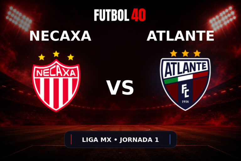Necaxa vs Atlante en vivo, Liga MX Apertura 2026 Jornada 1