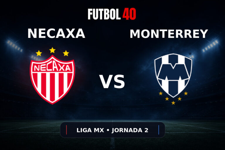 Necaxa vs Rayados Monterrey en vivo, Liga MX Apertura 2026 Jornada 2