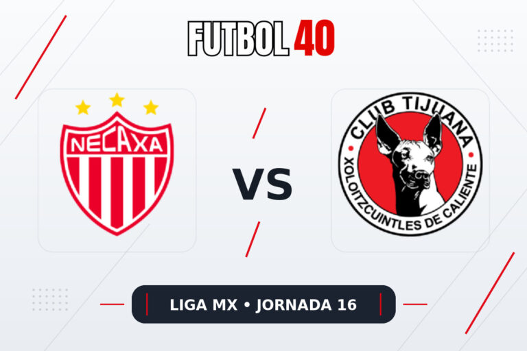 Necaxa vs Xolos Tijuana en vivo, Liga MX Apertura 2026 Jornada 16