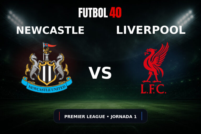 Newcastle United vs Liverpool en vivo, Premier League 2026/27 Jornada 1