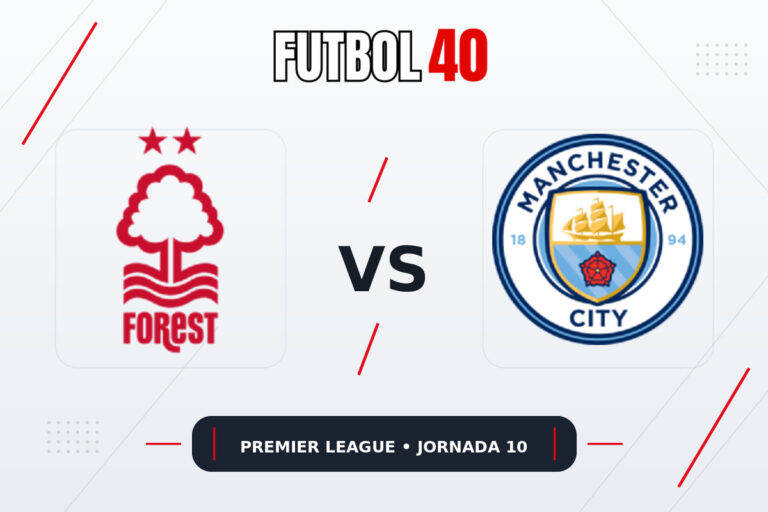 Nottingham Forest vs Manchester City en vivo, Premier League 2026/27 Jornada 10