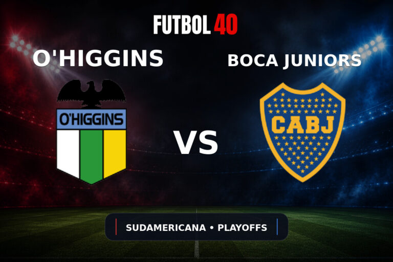 O'Higgins vs Boca Juniors en vivo, Copa Sudamericana 2026 Playoffs