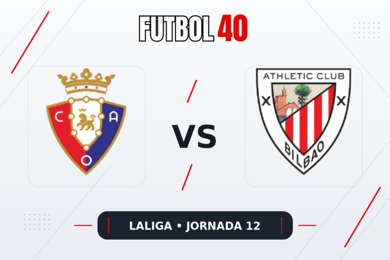 Osasuna vs Athletic Club en vivo, LaLiga 2026/27 Jornada 12