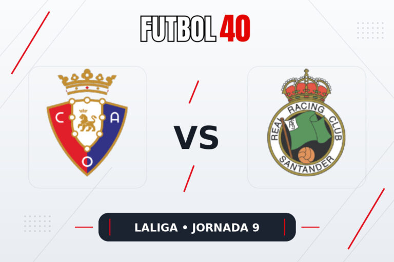 Osasuna vs Racing Santander en vivo, LaLiga 2026/27 Jornada 9