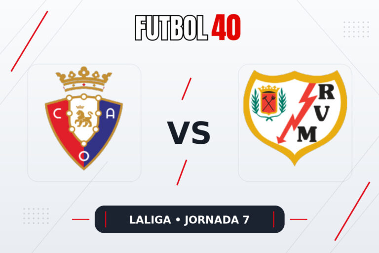Osasuna vs Rayo Vallecano en vivo, LaLiga 2026/27 Jornada 7
