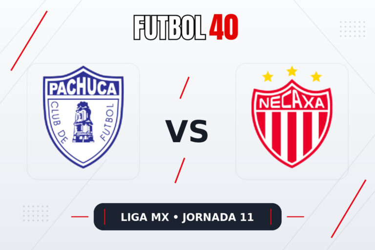 Pachuca vs Necaxa en vivo, Liga MX Apertura 2026 Jornada 11