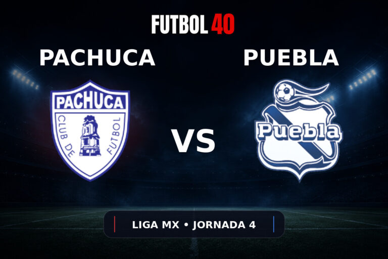 Pachuca vs Puebla en vivo, Liga MX Apertura 2026 Jornada 4