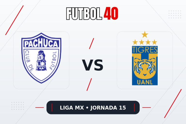 Pachuca vs Tigres UANL en vivo, Liga MX Apertura 2026 Jornada 15