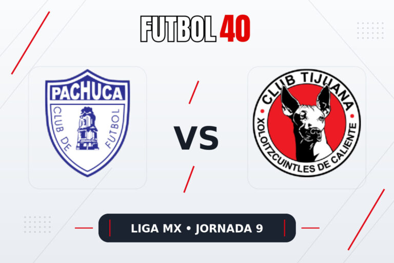 Pachuca vs Xolos Tijuana en vivo, Liga MX Apertura 2026 Jornada 9