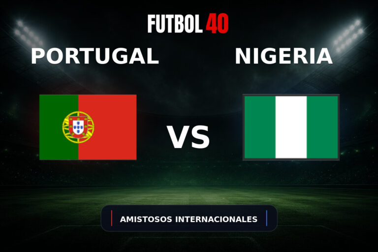 Portugal vs Nigeria en vivo, Amistosos Internacionales 2026