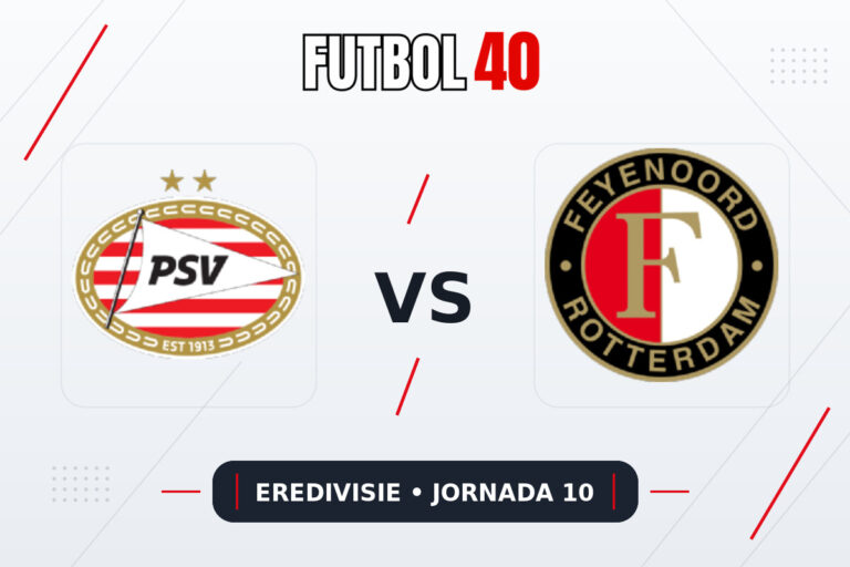 PSV Eindhoven vs Feyenoord en vivo, Eredivisie 2026/27 Jornada 10