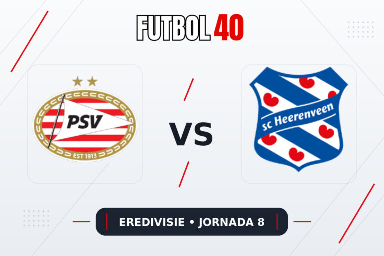 PSV Eindhoven vs Heerenveen en vivo, Eredivisie 2026/27 Jornada 8