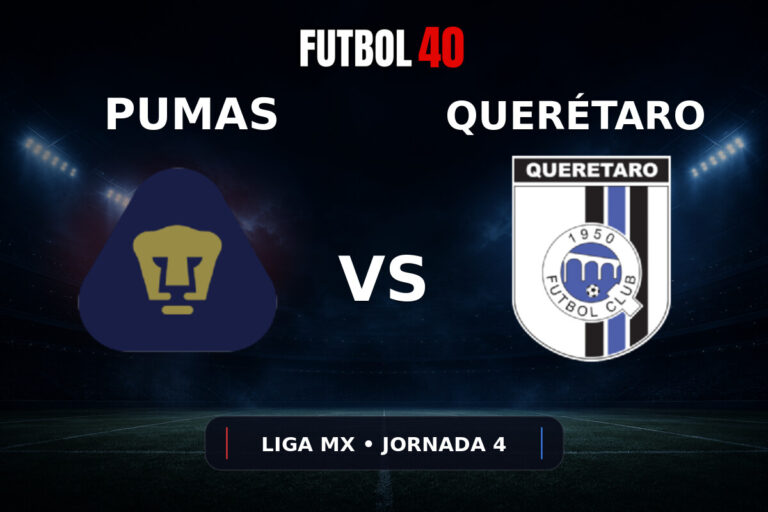 Pumas UNAM vs Querétaro en vivo, Liga MX Apertura 2026 Jornada 4