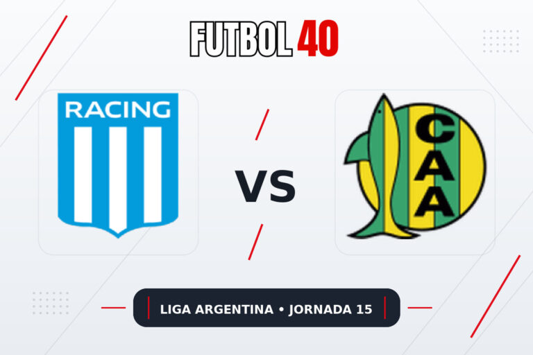 Racing Club vs Aldosivi en vivo, Liga Argentina Clausura 2026 Jornada 15