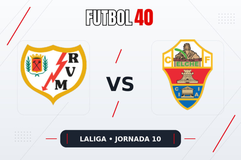Rayo Vallecano vs Elche en vivo, LaLiga 2026/27 Jornada 10