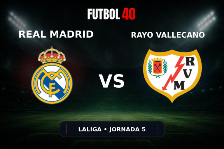 Real Madrid vs Rayo Vallecano en vivo, LaLiga 2026/27 Jornada 5