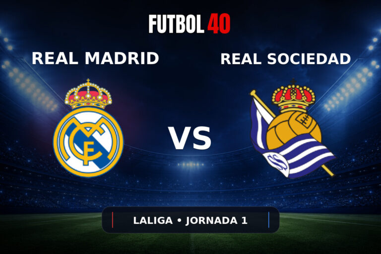 Real Madrid vs Real Sociedad en vivo, LaLiga 2026/27 Jornada 1