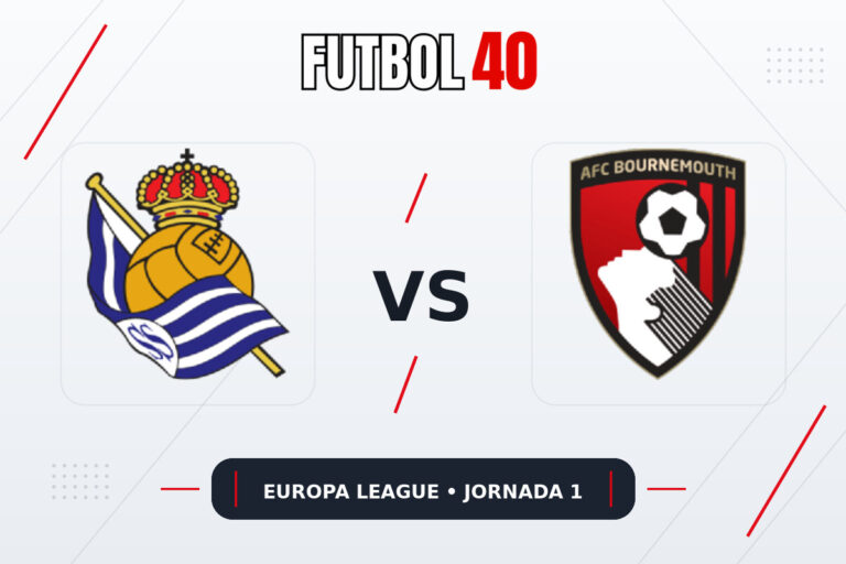 Real Sociedad vs AFC Bournemouth en vivo, Europa League 2026/27 Jornada 1