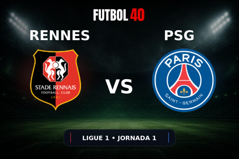 Rennes vs PSG en vivo, Ligue 1 2026/27 Jornada 1