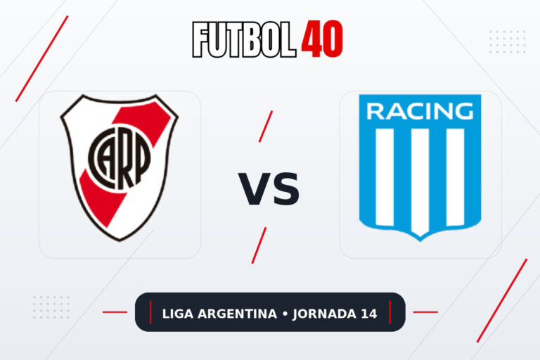River Plate vs Racing Club en vivo, Liga Argentina Clausura 2026 Jornada 14