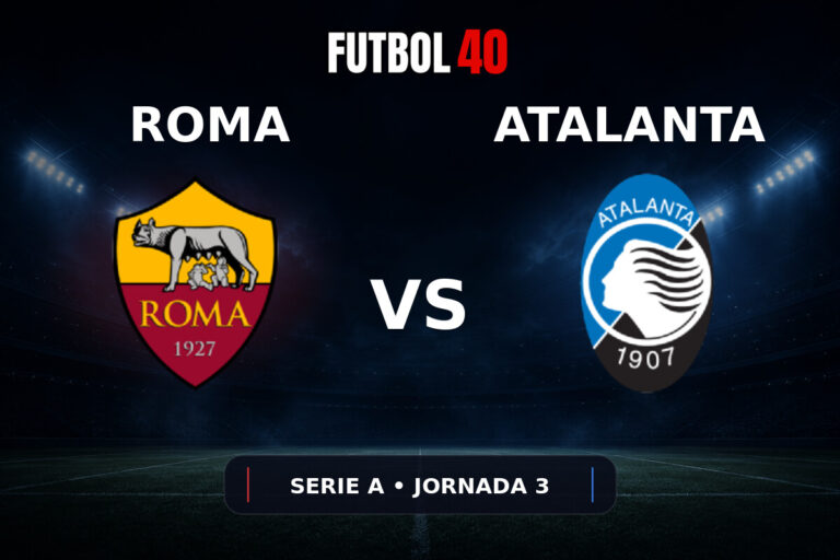 AS Roma vs Atalanta en vivo, Serie A 2026/27 Jornada 3