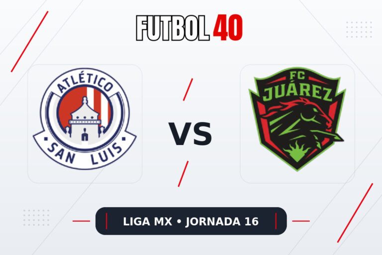 Atlético San Luis vs FC Juárez en vivo, Liga MX Apertura 2026 Jornada 16