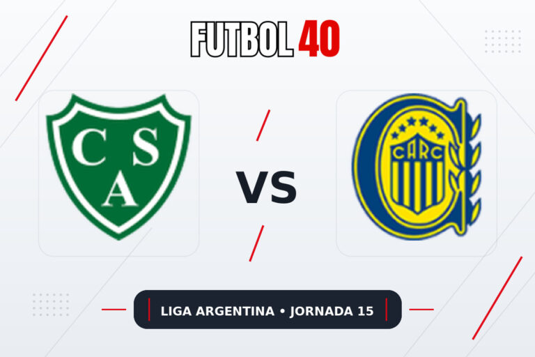 Sarmiento Junín vs Rosario Central en vivo, Liga Argentina Clausura 2026 Jornada 15