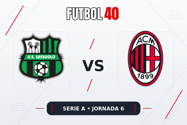 Sassuolo vs AC Milan en vivo, Serie A 2026/27 Jornada 6