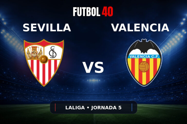 Sevilla FC vs Valencia en vivo, LaLiga 2026/27 Jornada 5