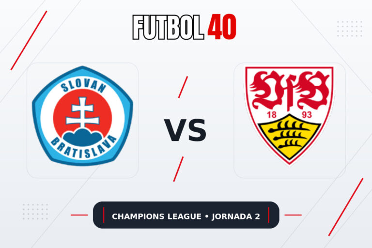 Slovan Bratislava vs Stuttgart en vivo, Champions League 2026/27 Jornada 2