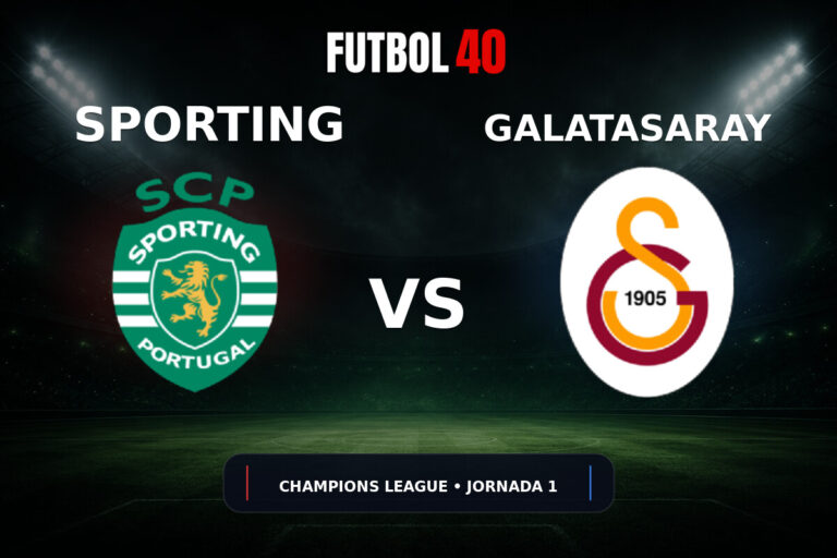 Sporting CP vs Galatasaray en vivo, Champions League 2026/27 Jornada 1