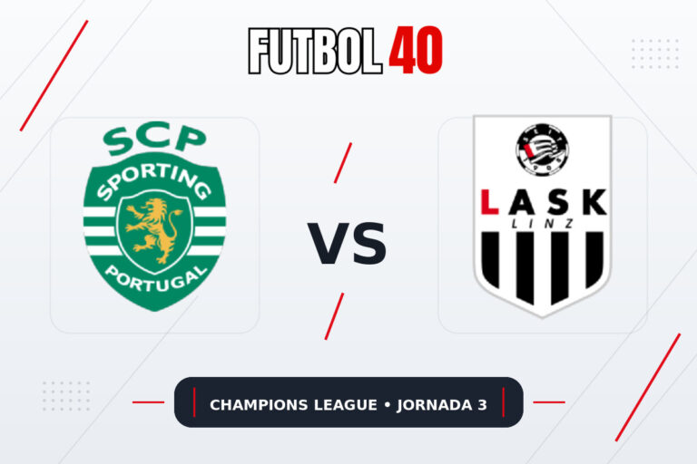 Sporting CP vs LASK Linz en vivo, Champions League 2026/27 Jornada 3