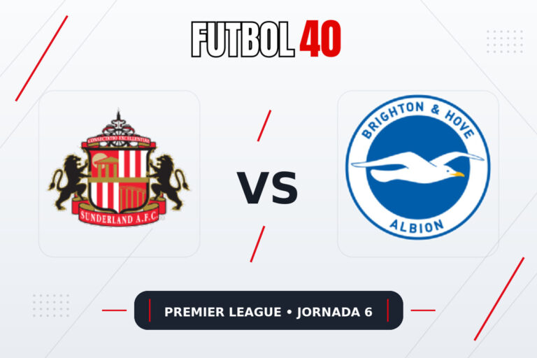 Sunderland vs Brighton en vivo, Premier League 2026/27 Jornada 6