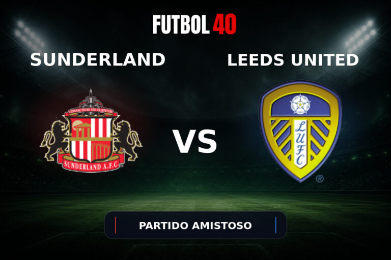 Sunderland vs Leeds United en vivo, Partido Amistoso 2026