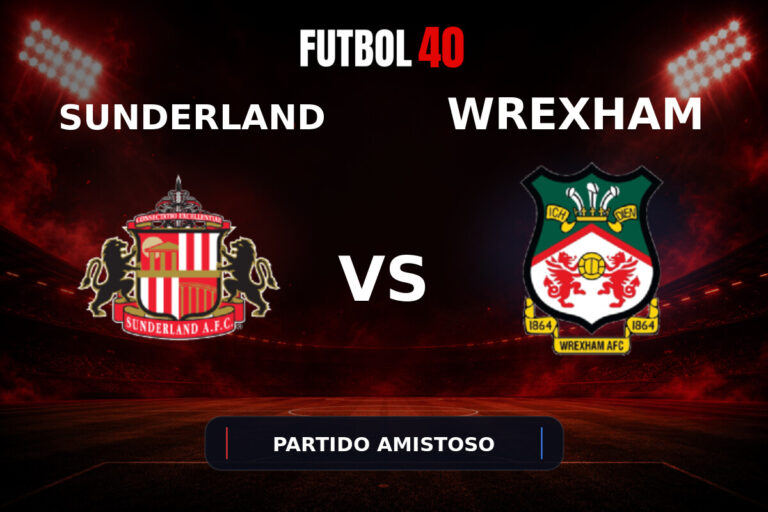 Sunderland vs Wrexham en vivo, Partido Amistoso 2026