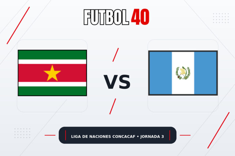 Surinam vs Guatemala en vivo, Liga de Naciones Concacaf 2026/27 Jornada 3
