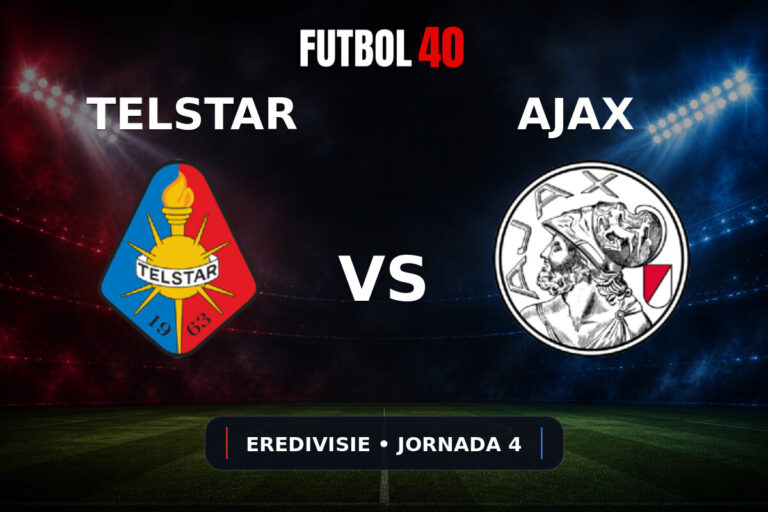 Telstar vs Ajax Amsterdam en vivo, Eredivisie 2026/27 Jornada 4