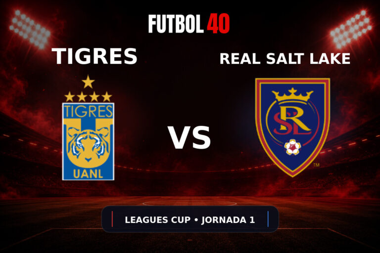 Tigres UANL vs Real Salt Lake en vivo, Leagues Cup 2026 Jornada 1