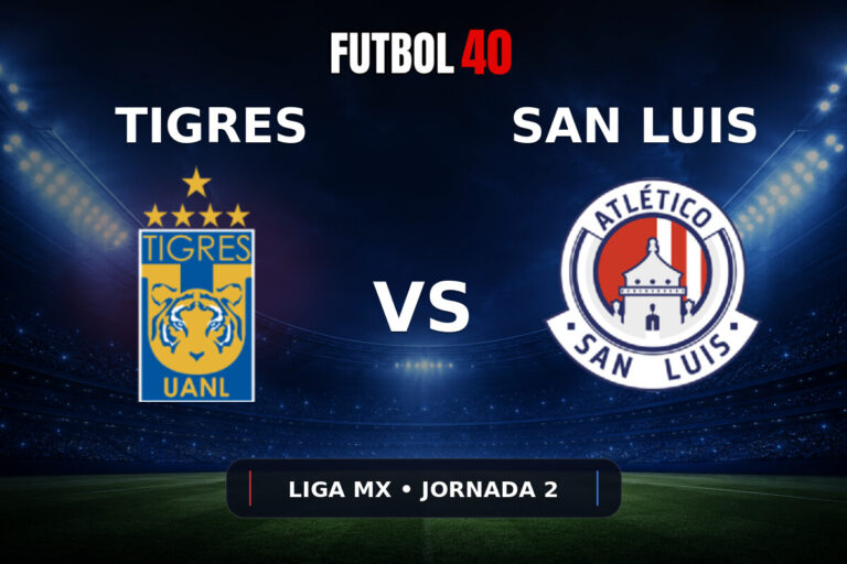 Tigres UANL vs Atlético San Luis en vivo, Liga MX Apertura 2026 Jornada 2