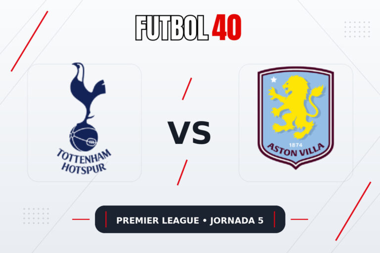 Tottenham Hotspur vs Aston Villa en vivo, Premier League 2026/27 Jornada 5